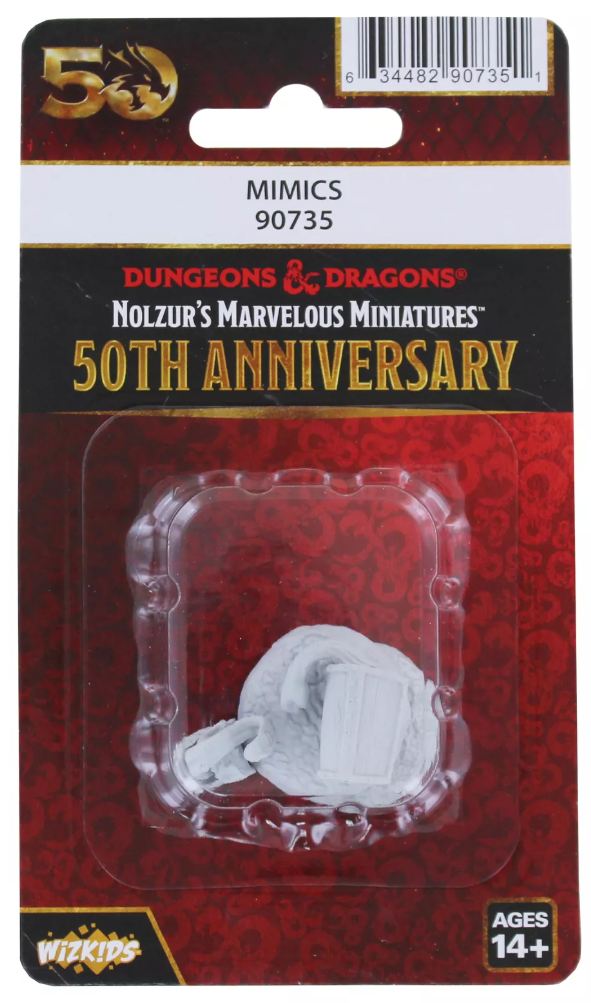 Dungeons & Dragons: Nolzurs Marvelous Miniatures: Mimics 90735 (50th Anniversary)